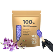Wax Wax front packaging showing product and size benefit for pro use