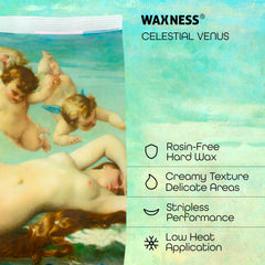 Waxness being applied to bikini area for precise, gentle hair removal