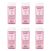 Waxness front packaging showing six rose cartridges and professional benefit