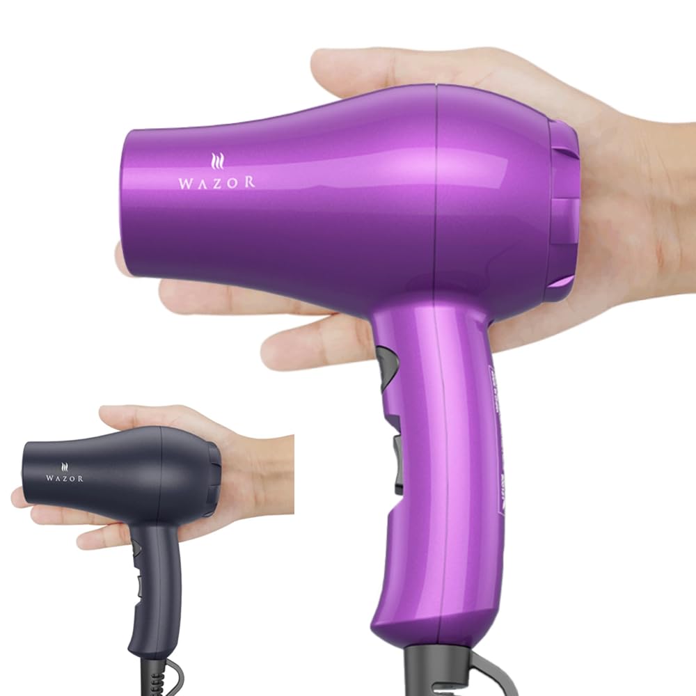 Wazor mini front view showing compact dryer and easy handling