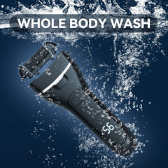 Wea&Hea device held in hand to show scale and ergonomic design for comfortable use