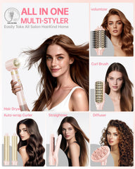 webeauty ceramic-coated barrel close-up illustrating smooth heat distribution and frizz control