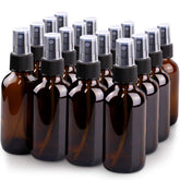 Wedama amber bottle front view showing compact refillable design and clear labeling benefit