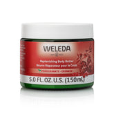 Weleda body butter front jar showing label and packaging benefits