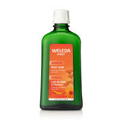 Weleda front packaging of Arnica Muscle Soak showing label and size benefit