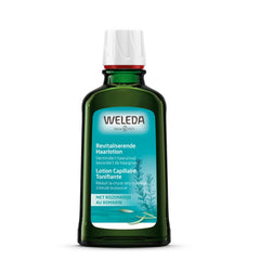 Weleda revitalizing hair tonic front packaging showing label and bottle