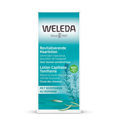 Weleda revitalizing hair tonic spray close-up demonstrating fine mist benefit