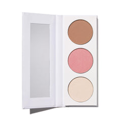 Well People front packaging with trio powders and mirror, travel-friendly benefit