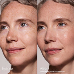 Well People swatch on hand demonstrating coverage and blendability benefits