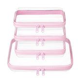 WELPIRT front view showing clear hard shell set for visible organization
