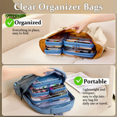 WELPIRT medium case open with toiletries displayed for organized travel convenience