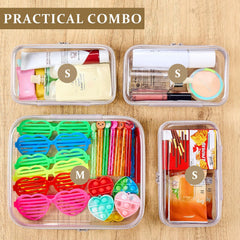 WELPIRT small pouches stacked beside a passport to show scale and space-saving advantage