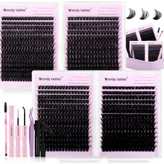WENDY LASHES front packaging showing complete kit and benefits