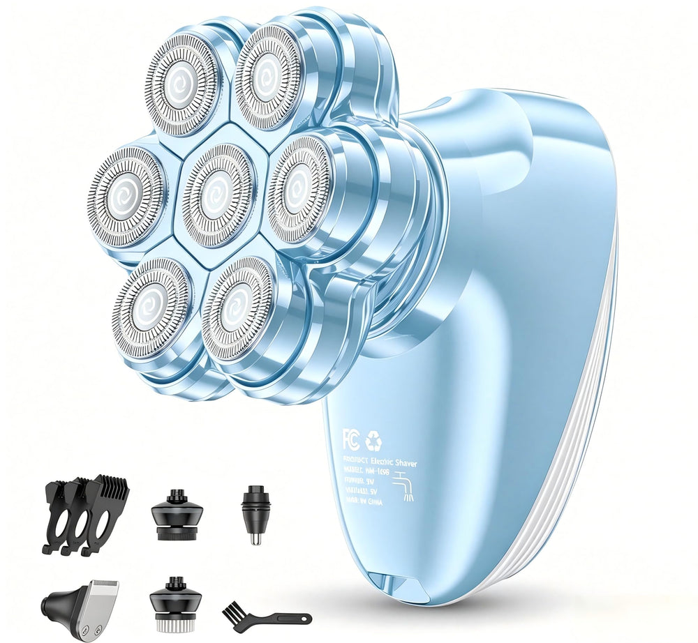 WEQOEE front view showing full grooming kit and controls, quick all-in-one grooming