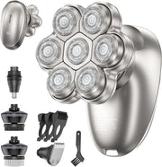 WEQOEE front view of shaver kit showing compact design and LED display benefit