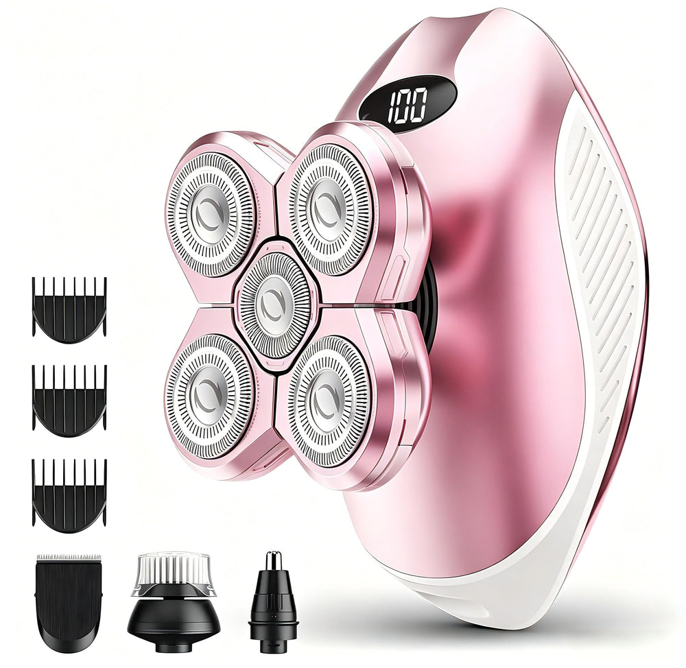 WEQOEE front view with attachments showing full grooming kit benefit