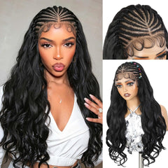 WIGER front view lace hairline showing natural seamless blend