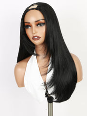 WIGNEE close-up layered hairline detail, realistic scalp appearance benefit