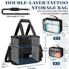 Wigojoy upper compartment open with stencil printer for quick access