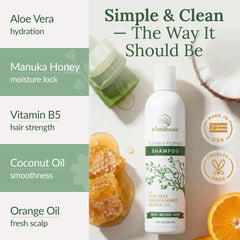 Wild Naturals label close-up showing ingredient list and allergy-friendly claims