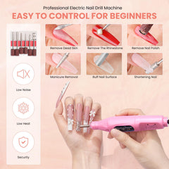 Wilfniee acrylic powders and liquid bottles showing smooth texture and durability