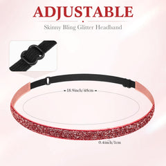 WILLBOND single headband texture close-up shows shimmering fabric and finish