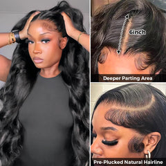 Wingirl close-up of body wave texture highlighting soft, defined waves benefit