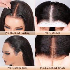 Wingirl pre-plucked hairline detail showing softer edges for a realistic hairline