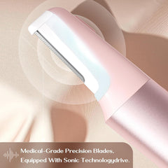 WLU LED light detail illuminating fine hairs for clearer visibility benefit