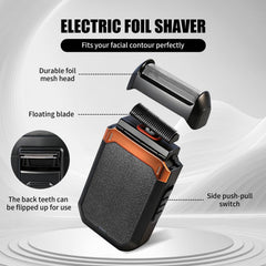 WMZR nose trimmer headshot showing enclosed cutter for safe, comfortable trimming