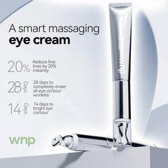 WNP cream texture swipe showing lightweight, fast-absorbing finish