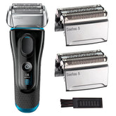 WOERGG Series 5 front view showing compatible foil and cutter for restored shave quality