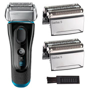 WOERGG Series 5 front view showing compatible foil and cutter for restored shave quality