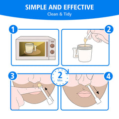 Wokaar in-use demo of nose waxing illustrating quick, controlled removal