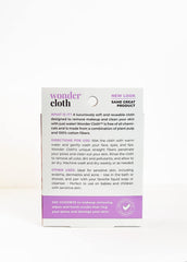 Wonder cloth texture close-up revealing soft fibers for gentle exfoliation