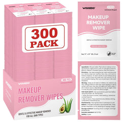 WOUSEDO front packaging showing bulk 300-count and travel-ready benefit