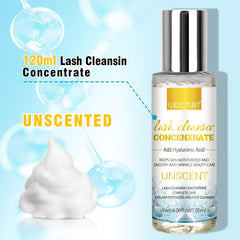 WOZUTUNT concentrate label close-up highlighting gentle formula benefit