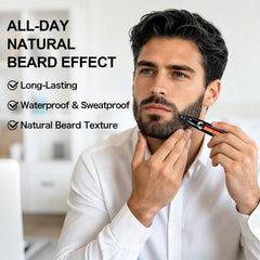 WOZUTUNT enhancement card held to skin for crisp beard lines