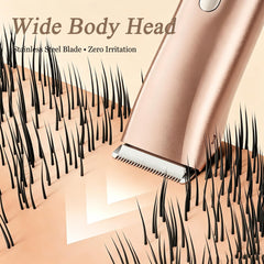 Wudmew trimmer held in hand to show ergonomic size and control