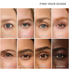 WUNDERBROW gel texture close-up showing fibre-infused natural finish