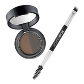 WUNDERBROW compact front view showing sleek casing and vegan label benefit