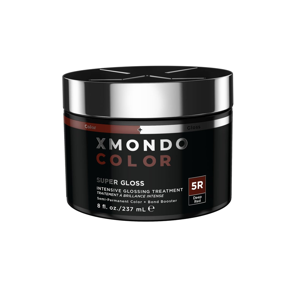 XMONDO bottle front view showing Deep Red label and color benefit