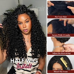 XSY worn in high ponytail demonstrating quick styling convenience benefit