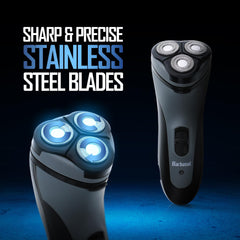 XTREME Barbasol side grip detail showing textured handle for non slip control