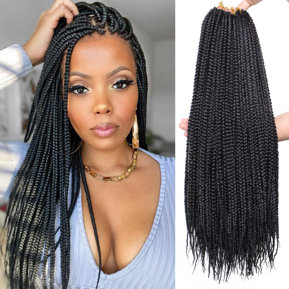XTREND front packaging showing 18-inch box braids and quantity benefits