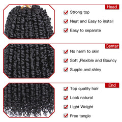 XTREND pre-looped end detail showing easy crochet installation and secure loops