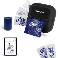XWKOXWK front view showing compact printer and benefits portability