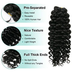 Y WIGS close-up water wave texture highlighting natural softness and realism