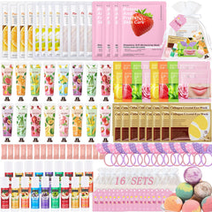 YALARY front packaging showing full 160-piece spa set, ready for events