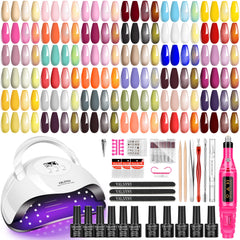 YALSYNY front packaging showing complete manicure kit and components benefit convenience